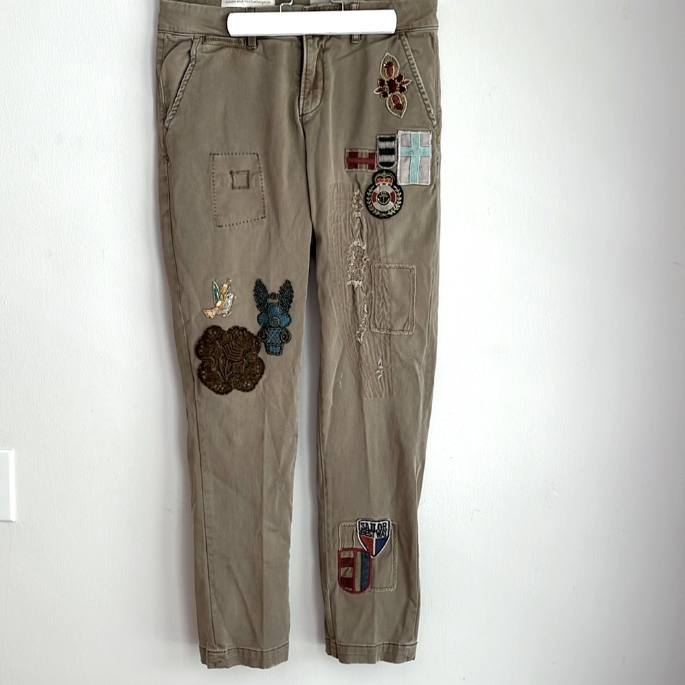 Pilcro and The Letterpress Hyphen Khaki Brown Pants - Women's  Size 26 bin J